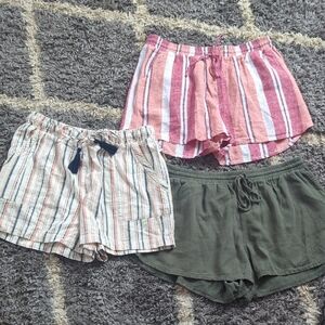 Linen Short Bundle Knox Rose And Old Navy Stripped